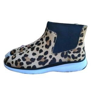 Cole Haan Zerogrand 3 Ocelot Real Hair Cheetah Leopard Animal Chelsea Woman 10